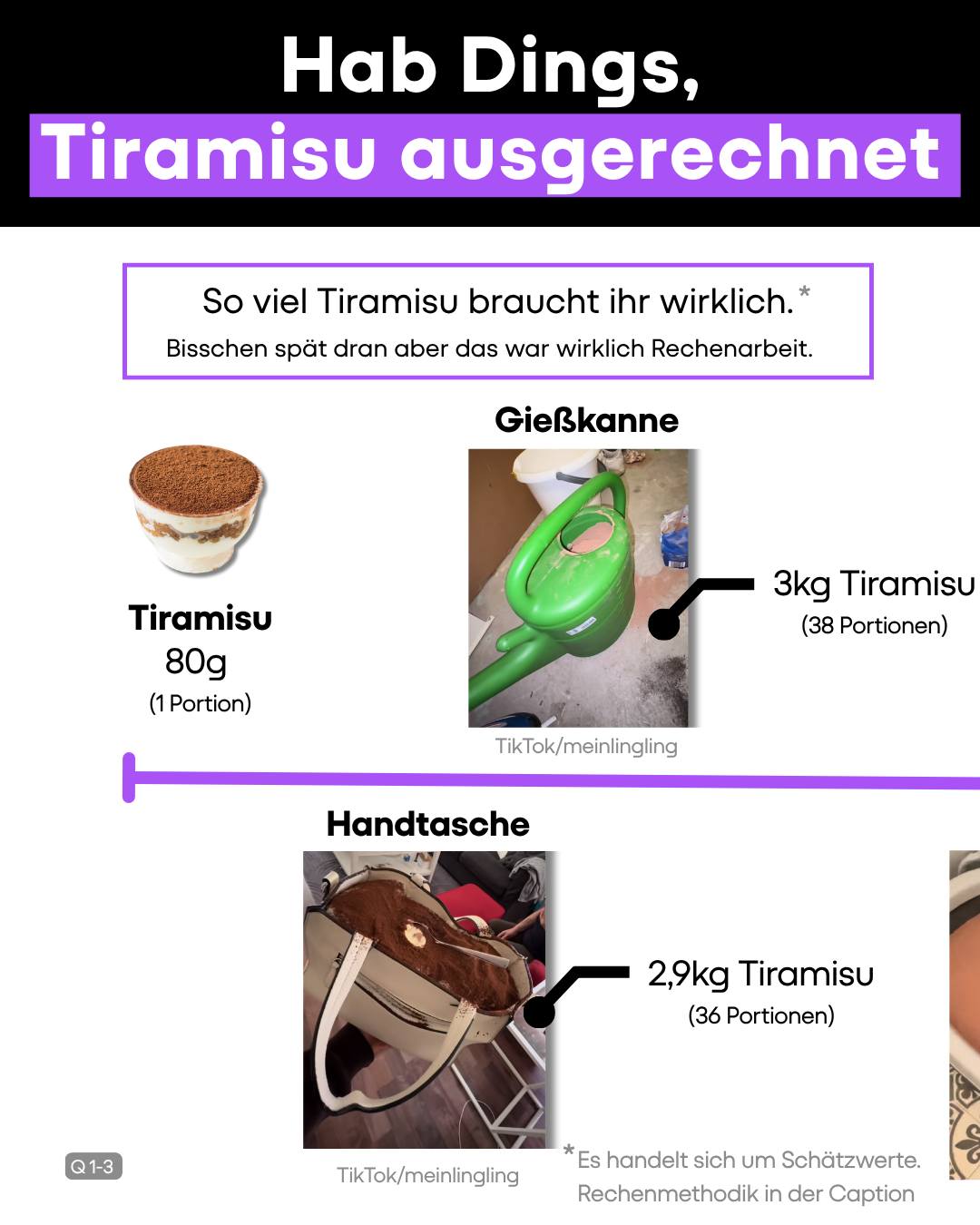 Original-Instagram-Beitrag: Hab Dinge, Tiramisu ausgerechnet.